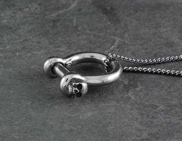 Small Sterling Silver Shackle Bracelet