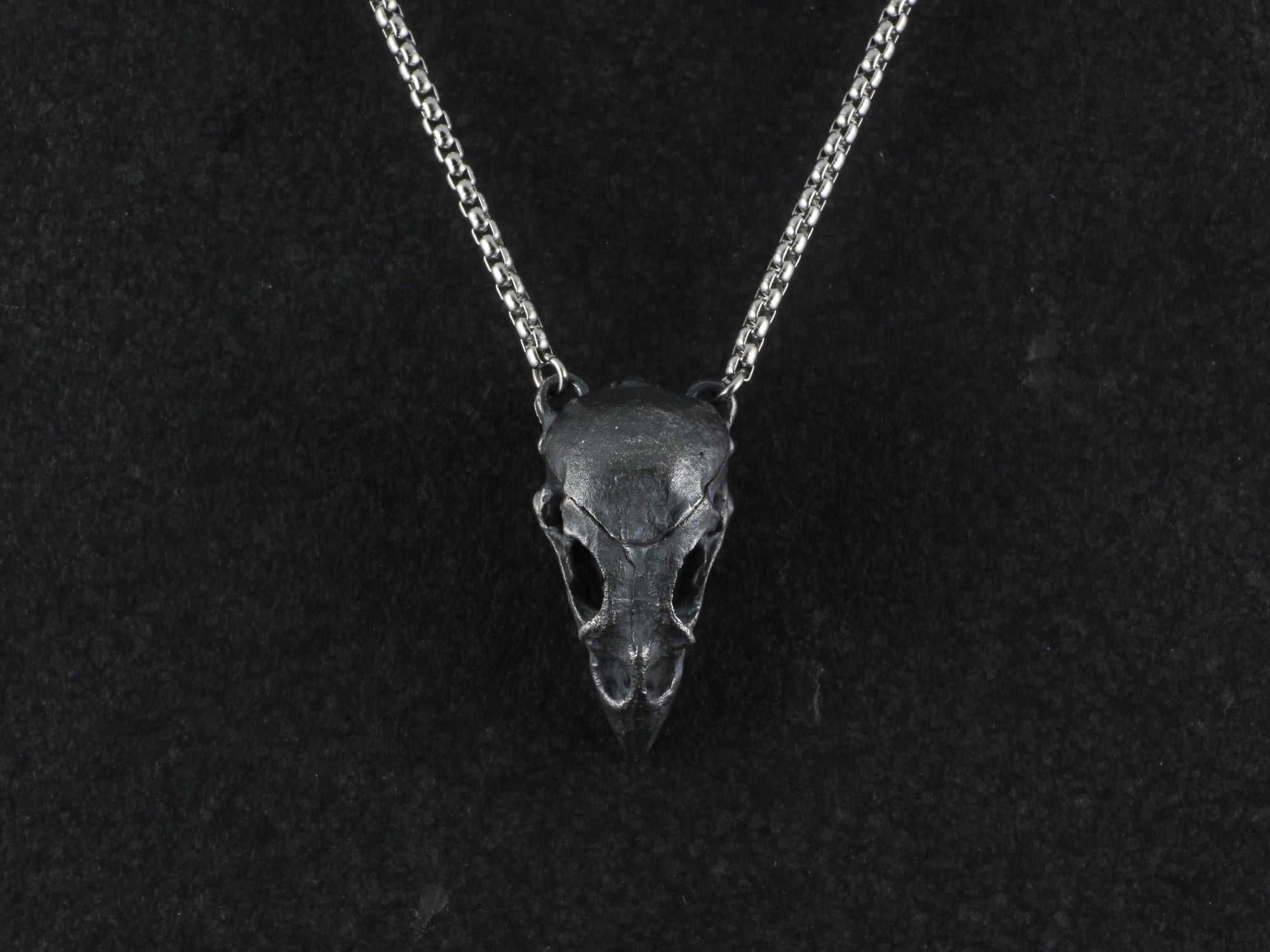 Sterling Silver Cardinal Skull Locket