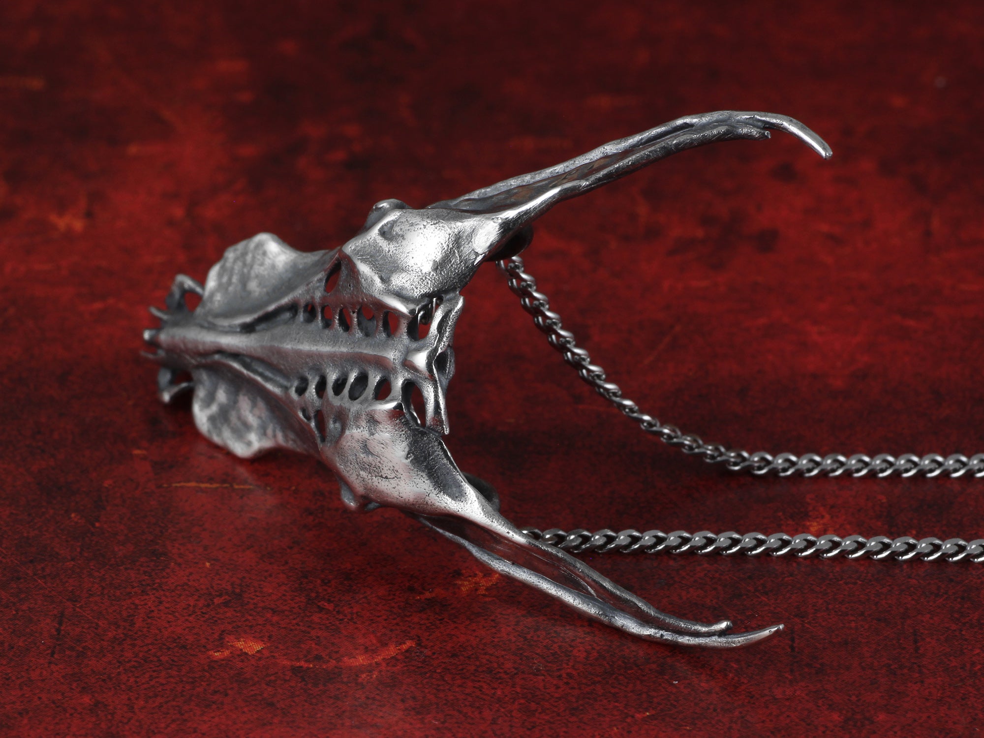 Sterling Silver Seagull Pelvis Necklace