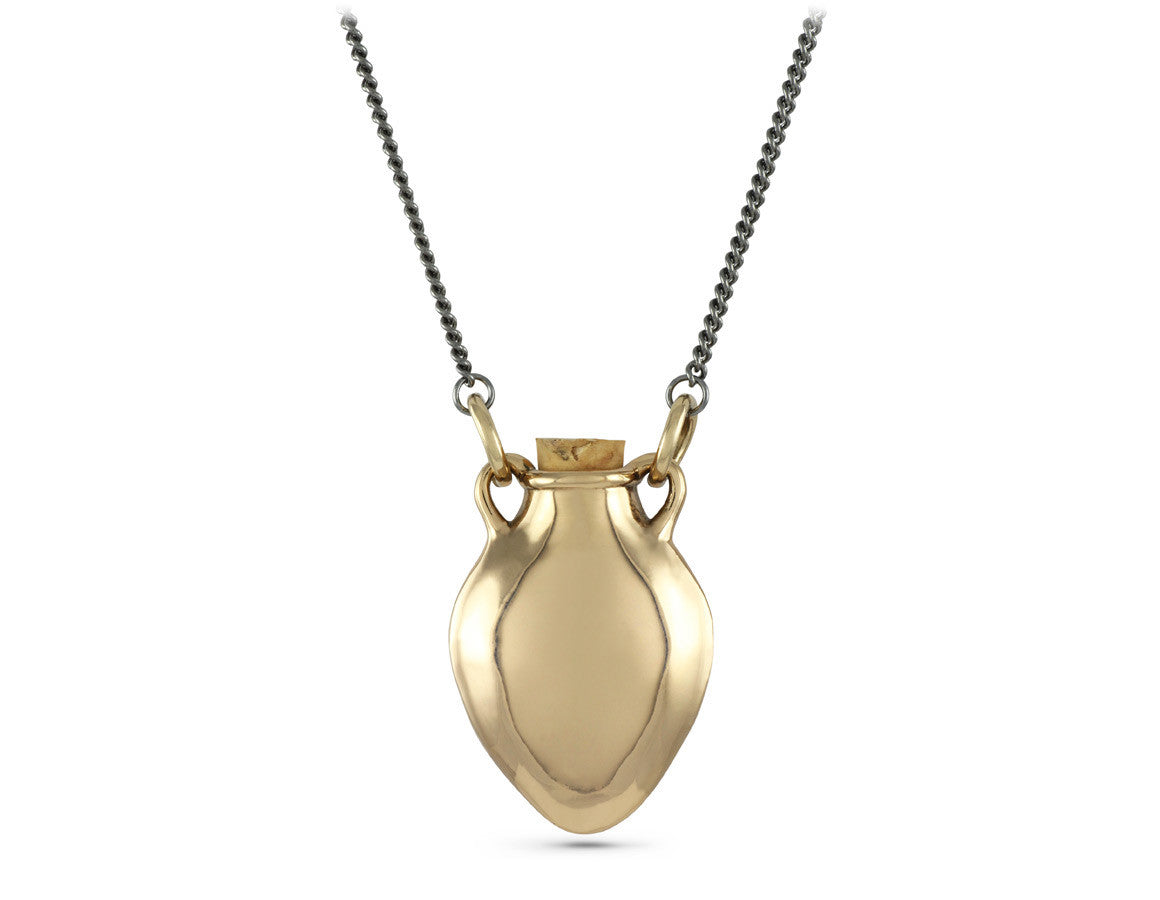 Amphora Necklace in Bronze