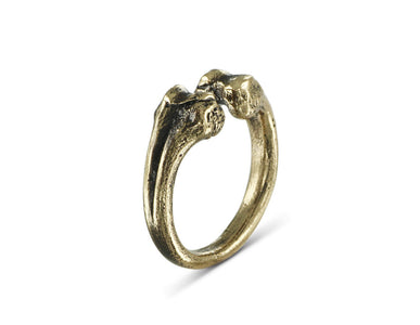 Bone Ring in Bronze