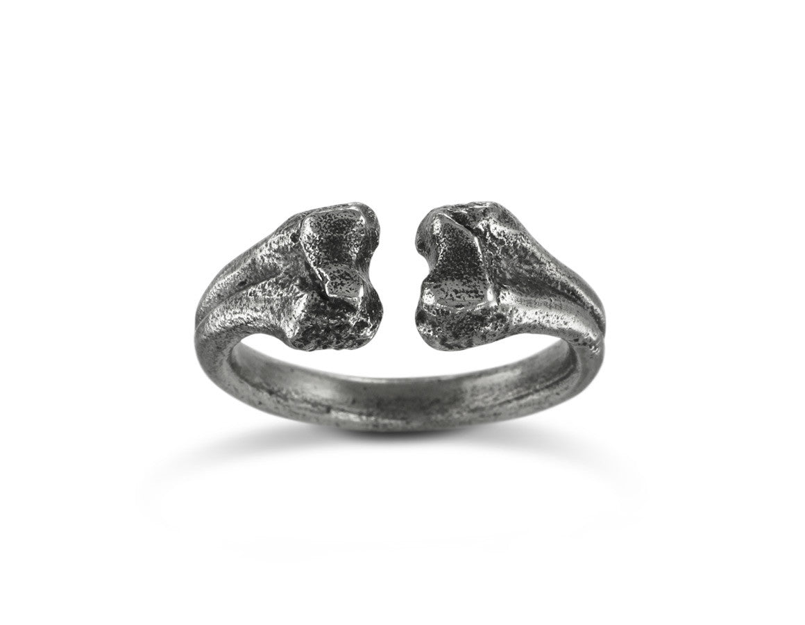 Bone Ring in Silver