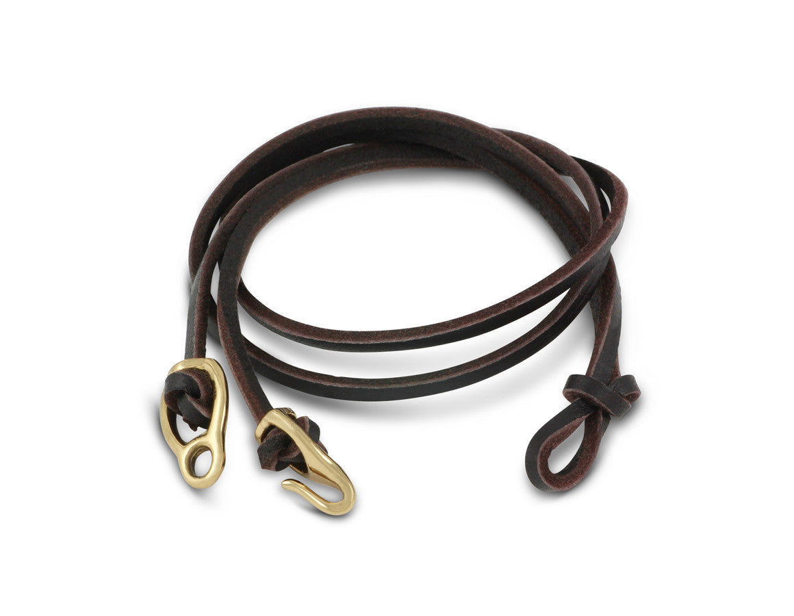 Leather Necklace also available - shown in brown