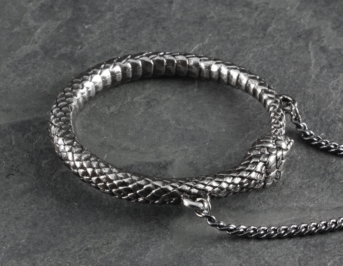 Ouroboros Necklace - Silver