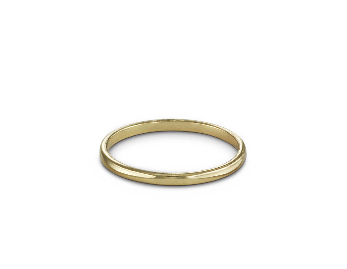 Polished Stacking Ring in Bronze