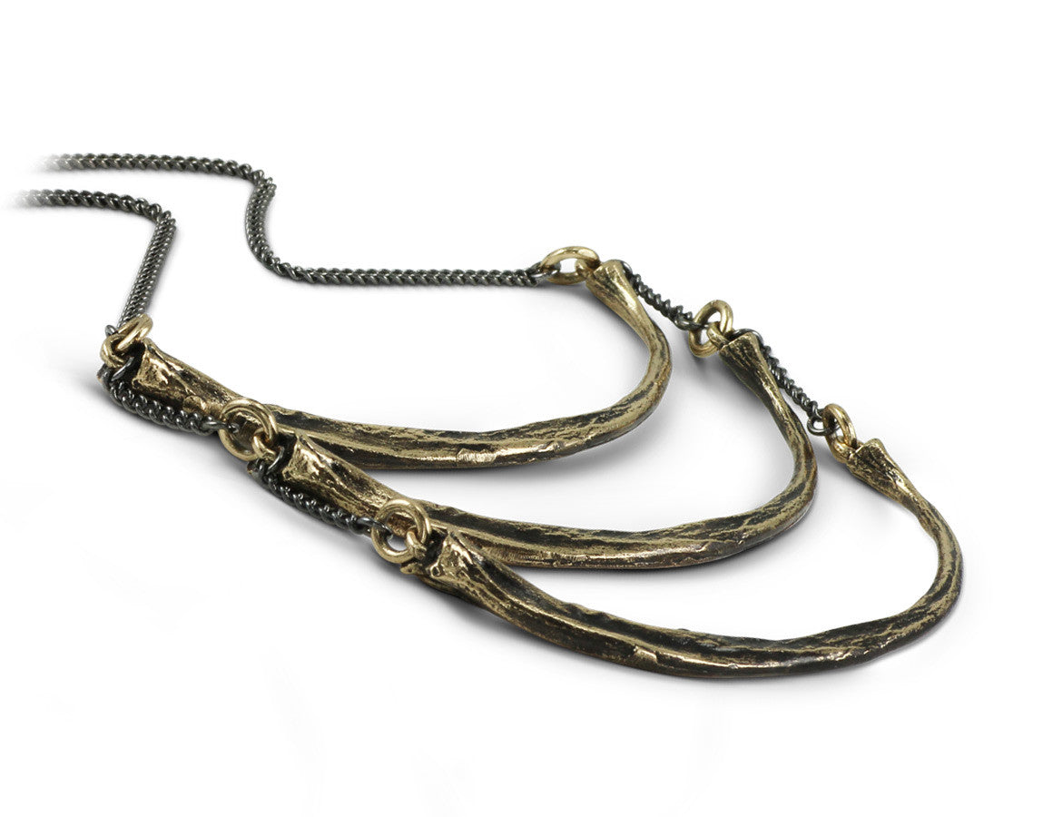 Python Rib Breastplate in Bronze