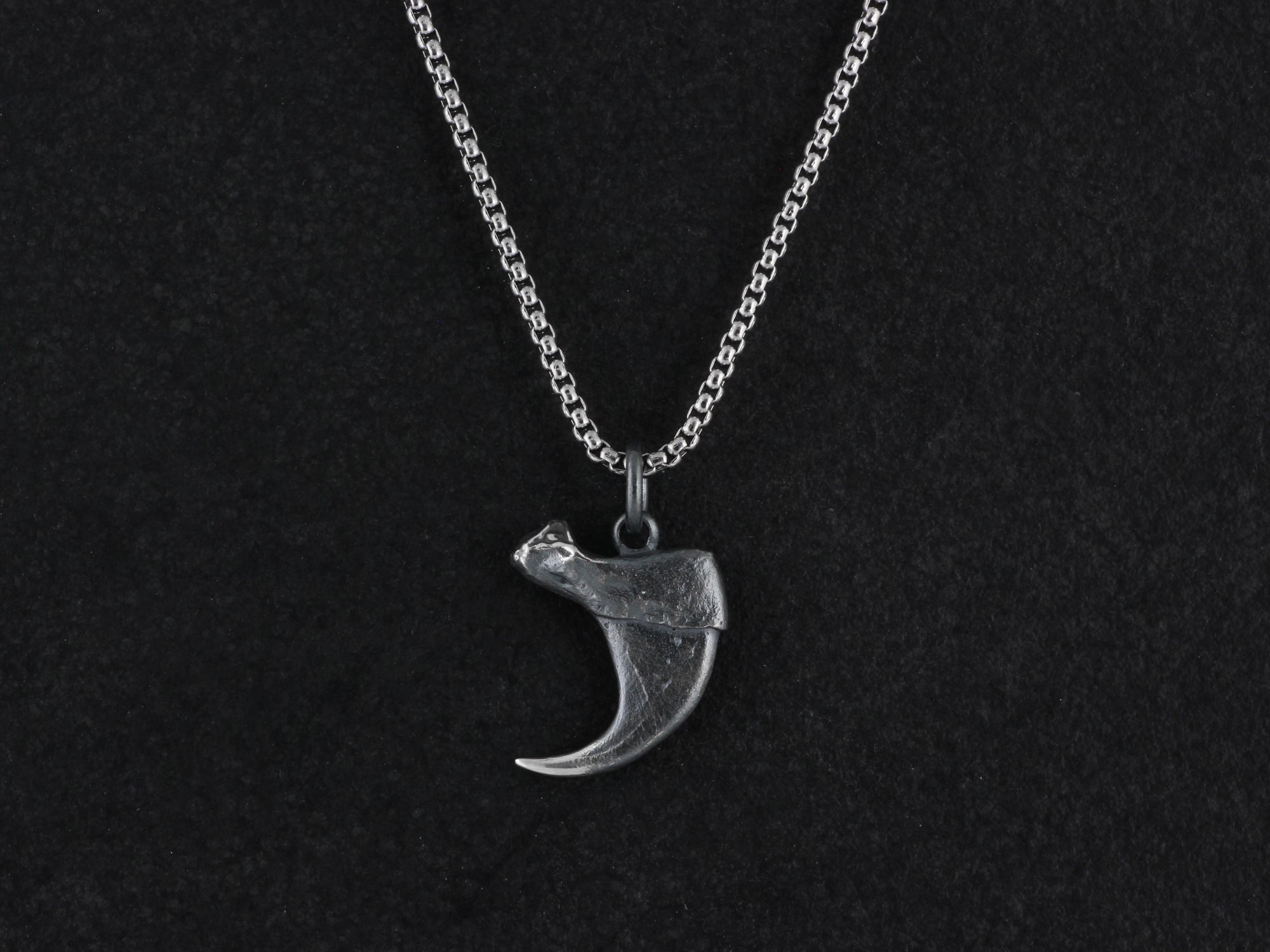 Sterling Silver Cougar Claw Necklace