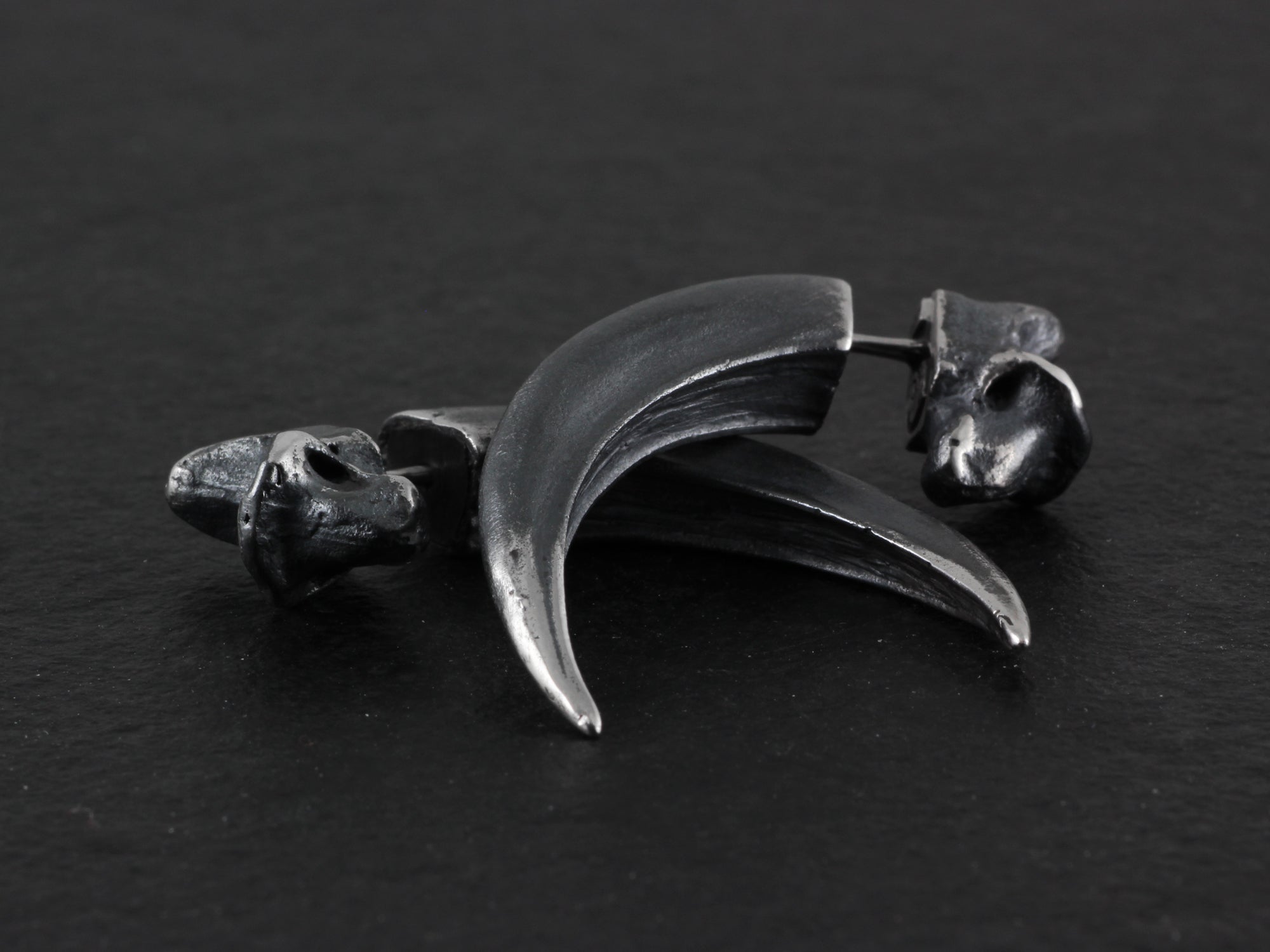 Sterling Silver Talon Earrings