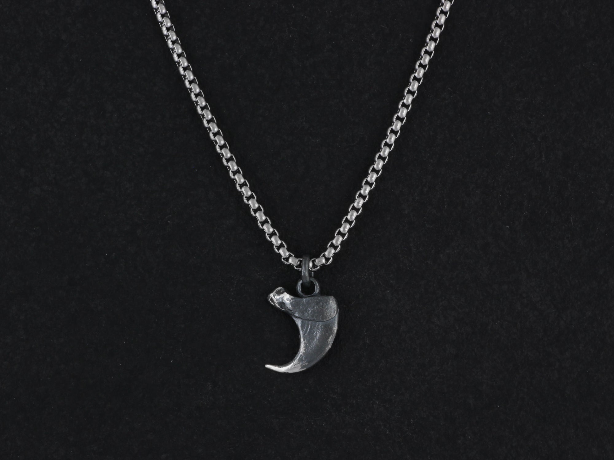 Sterling Silver Lynx Claw Necklace