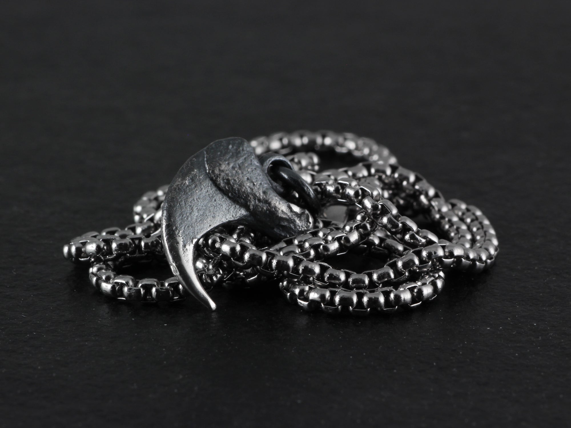 Sterling Silver Lynx Claw Necklace