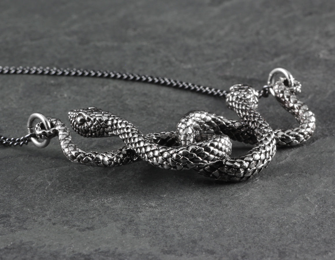 Medusa Necklace - Silver