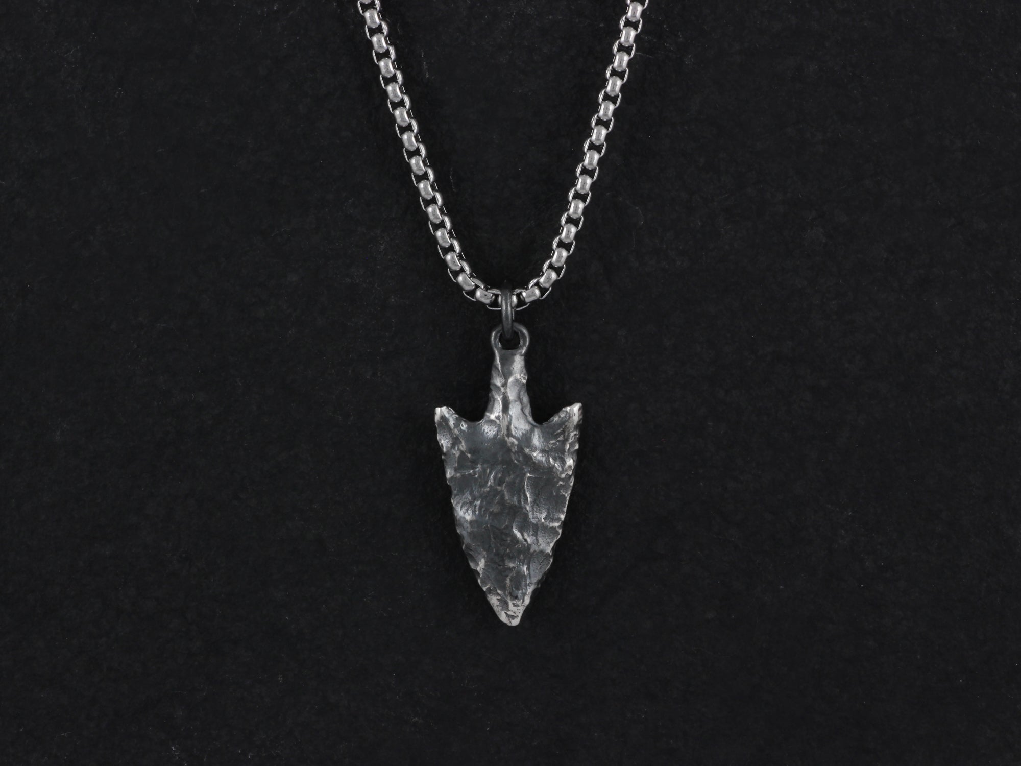 Sterling Silver Small Arrowhead Necklace