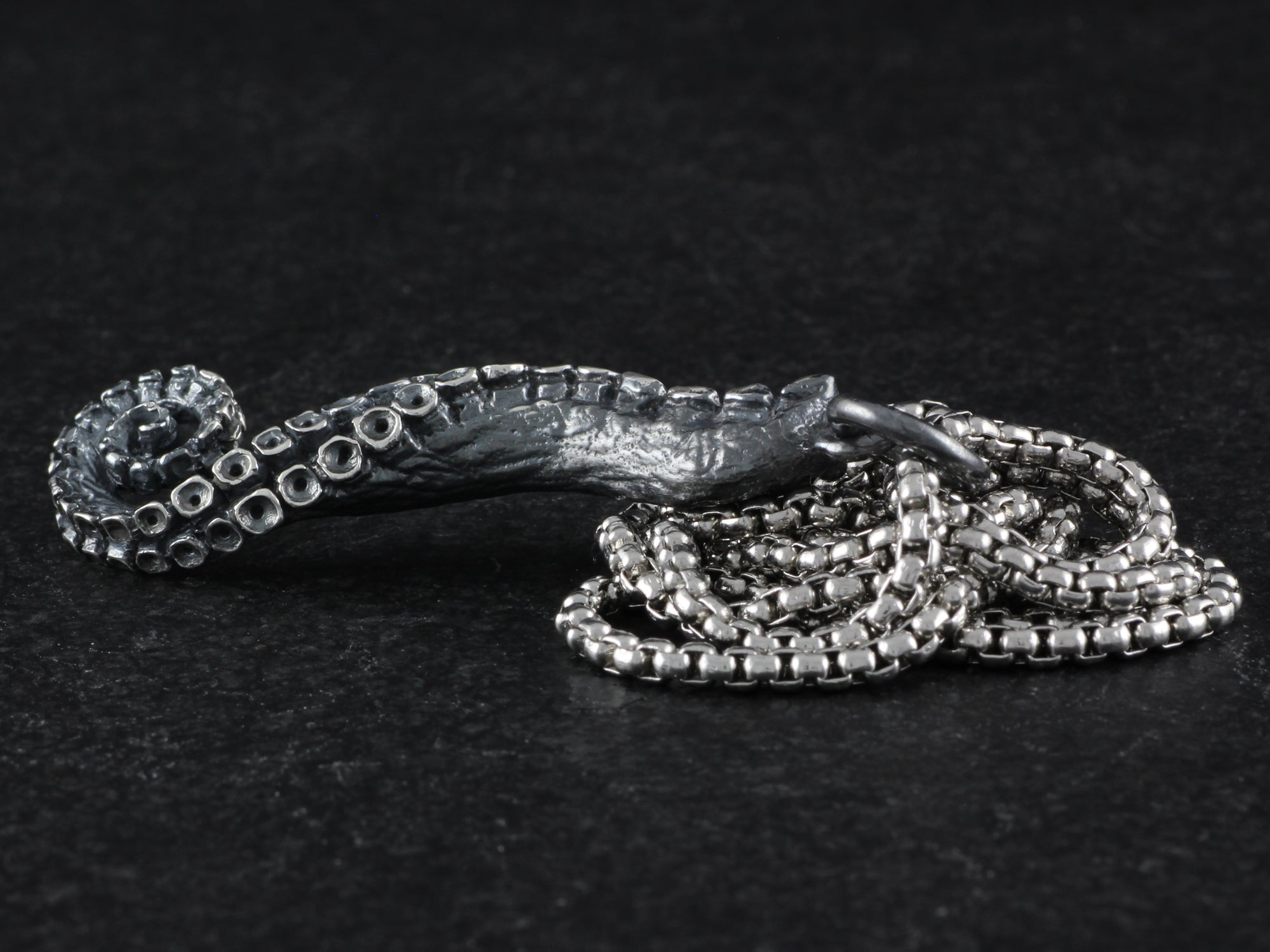 Sterling Silver Tentacle Necklace