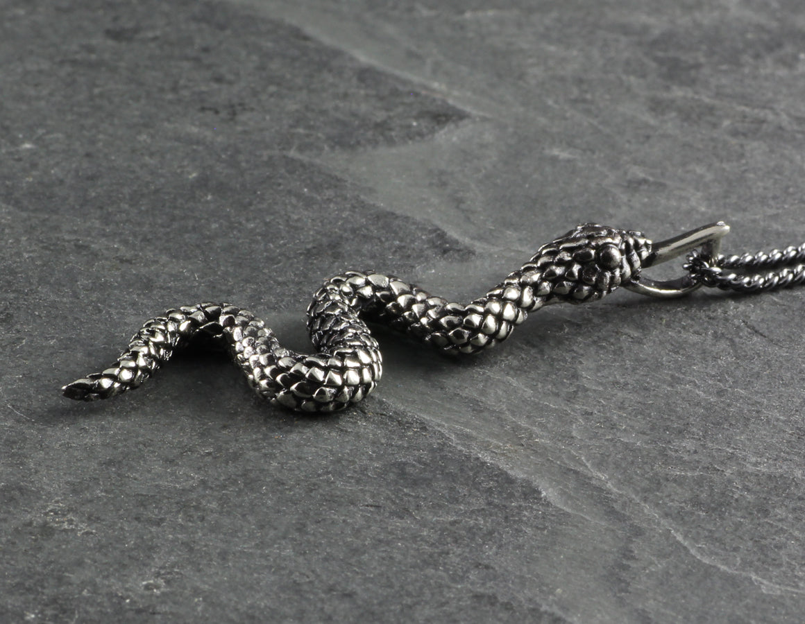 Snake Necklace - Silver