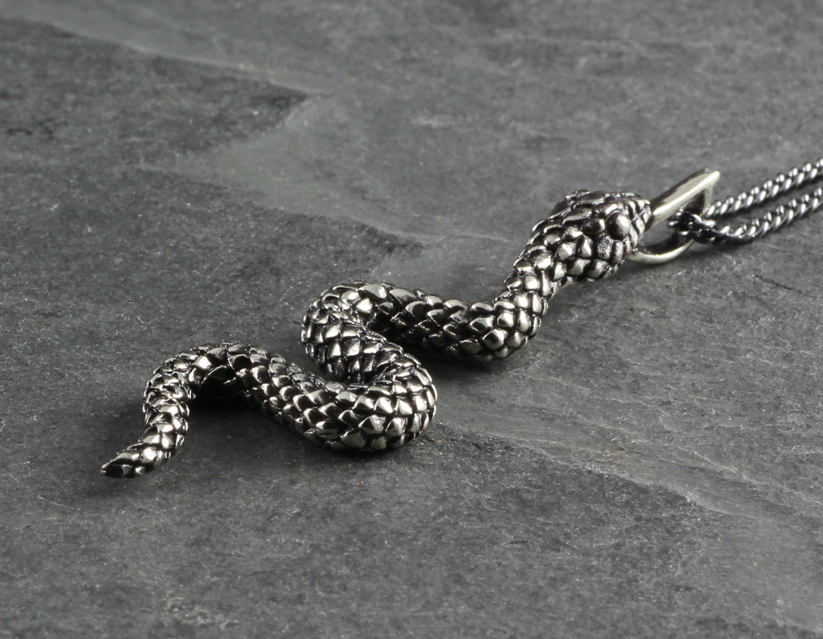 Snake Necklace - Silver