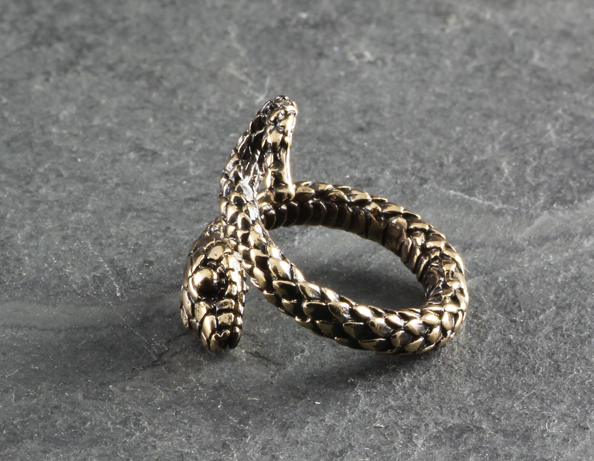 Snake Ring - Bronze