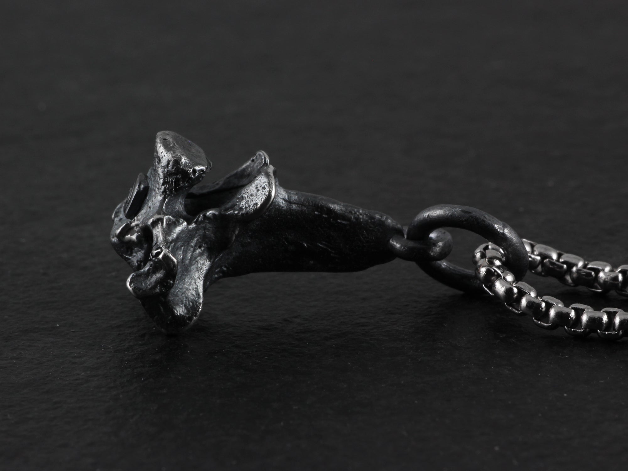 Sterling Silver Squirrel Vertebra Necklace